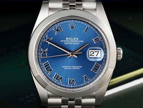 rolex blue azzuro|rolex datejust 41 reference 126300.